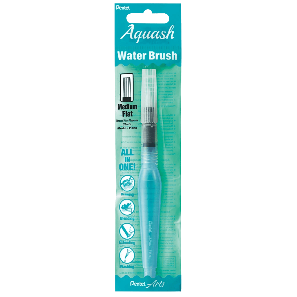 Pentel (Malaysia) Sdn.bhd. FRH Aquash Water Brush, ROUND TIP MEDIUM