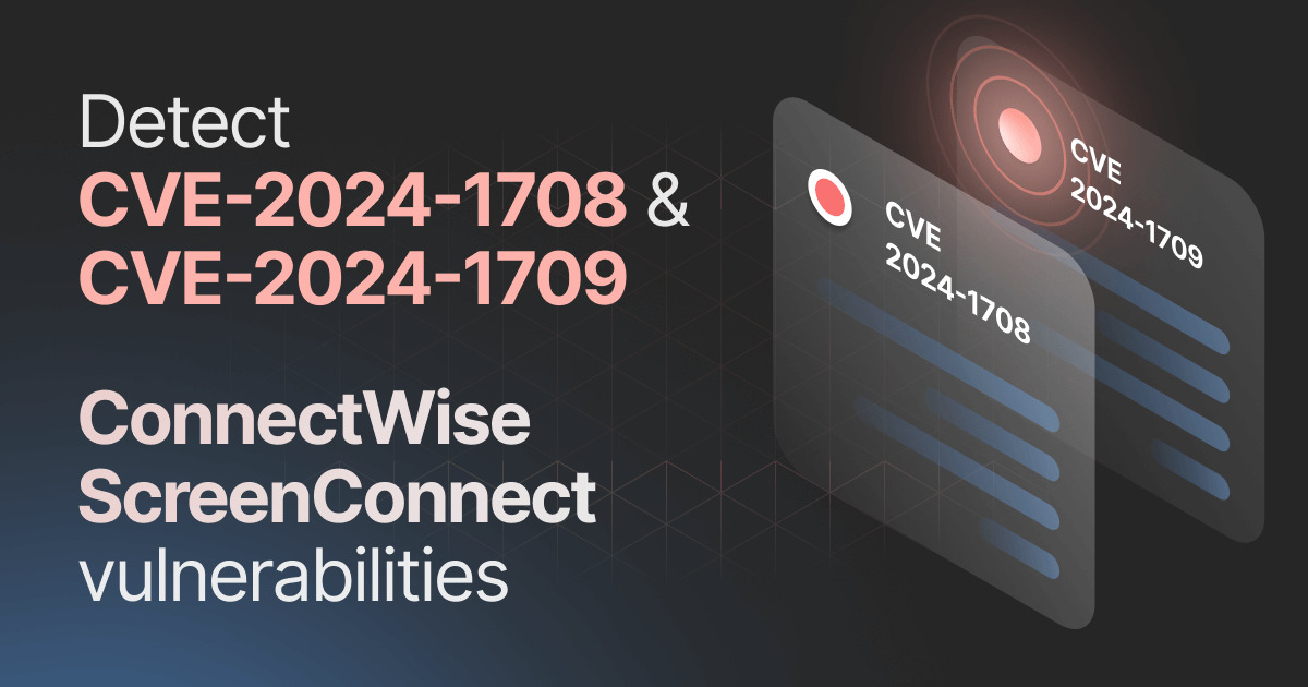 ScreenConnect Vulnerability Scanner (CVE20241709)