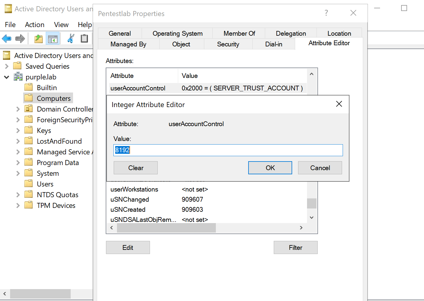 Domain Persistence Machine Account HakTechs