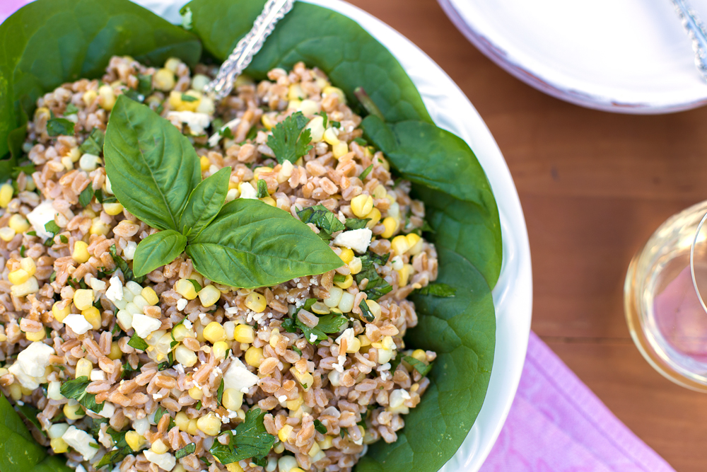 Indian Summer Farro Salad penthouse kitchen
