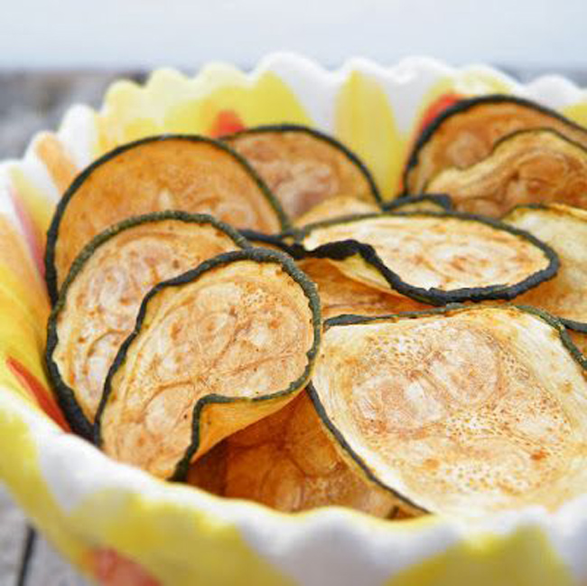 Chips di zucchine Pentole Coltelli