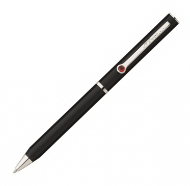 S.T. DUPONT Plume Matt Black with Palladium Ballpoint Pen 435675 PenWorld