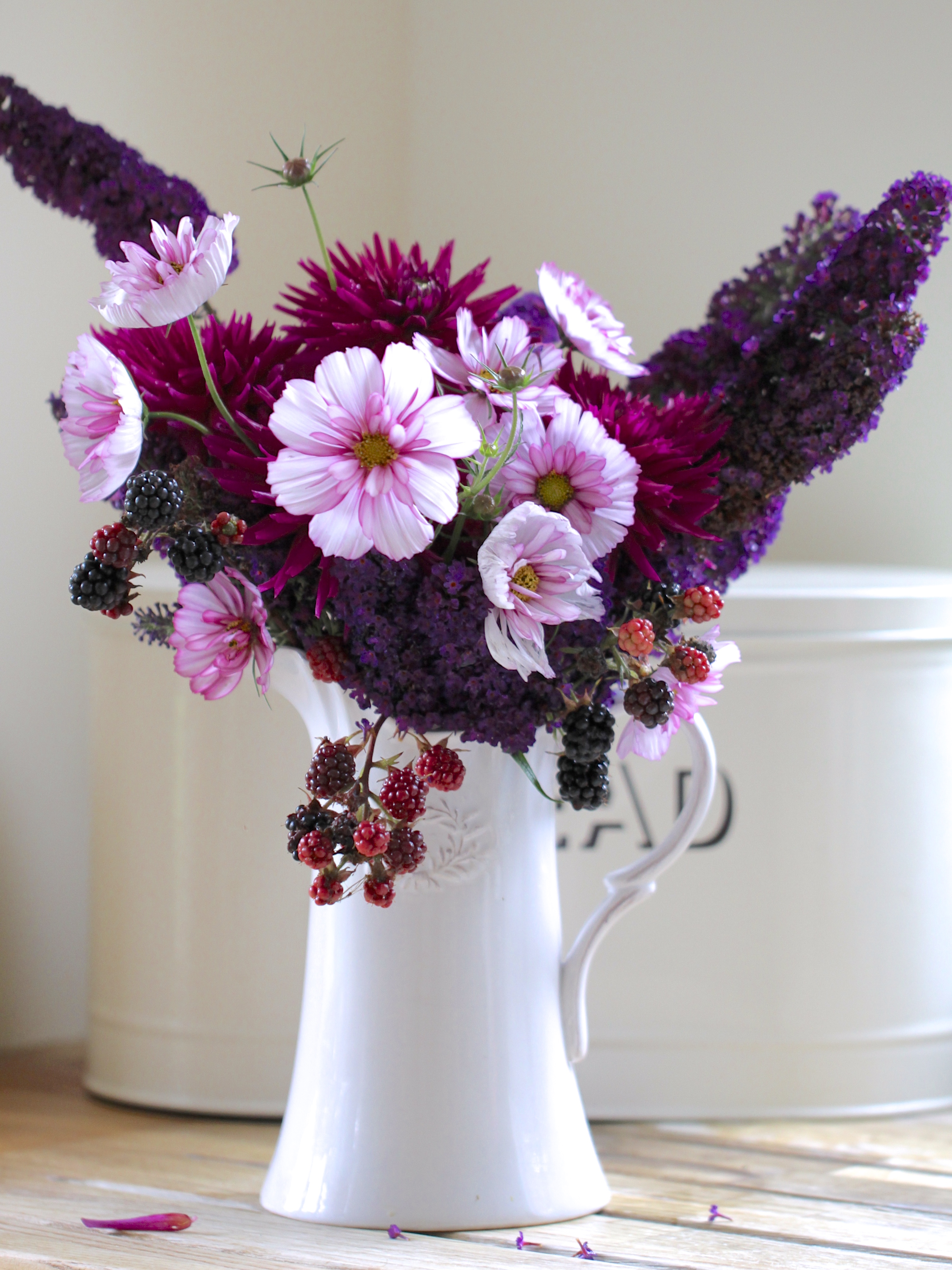 In A Vase On Monday Dahlias & A Winner! Peonies & Posies