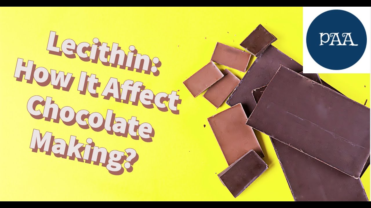 Lecithin Why you need lecithin in chocolate making. Science explained