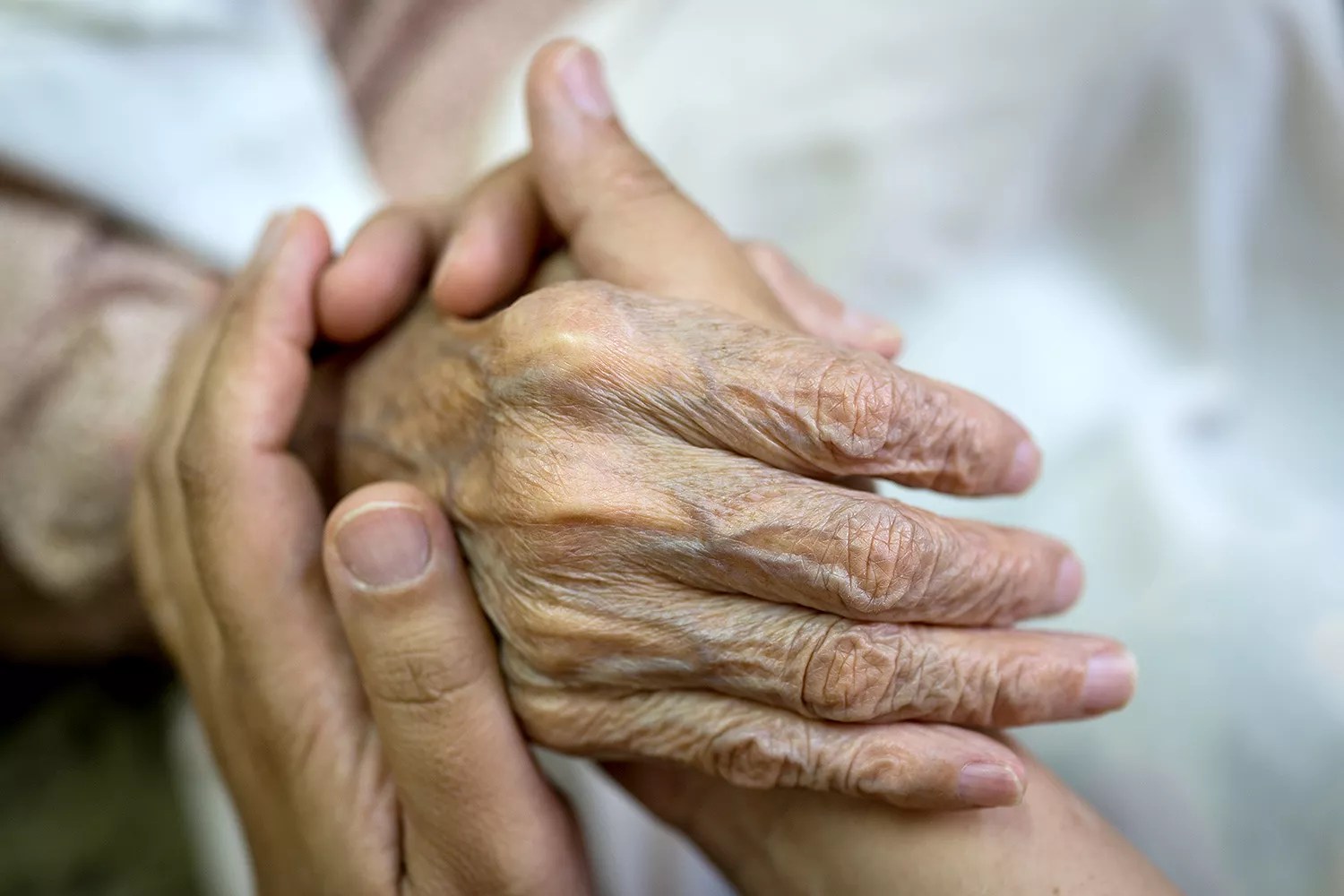 elderly hands