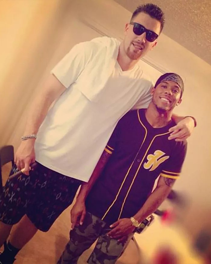Travis Kelce and Aric Jones