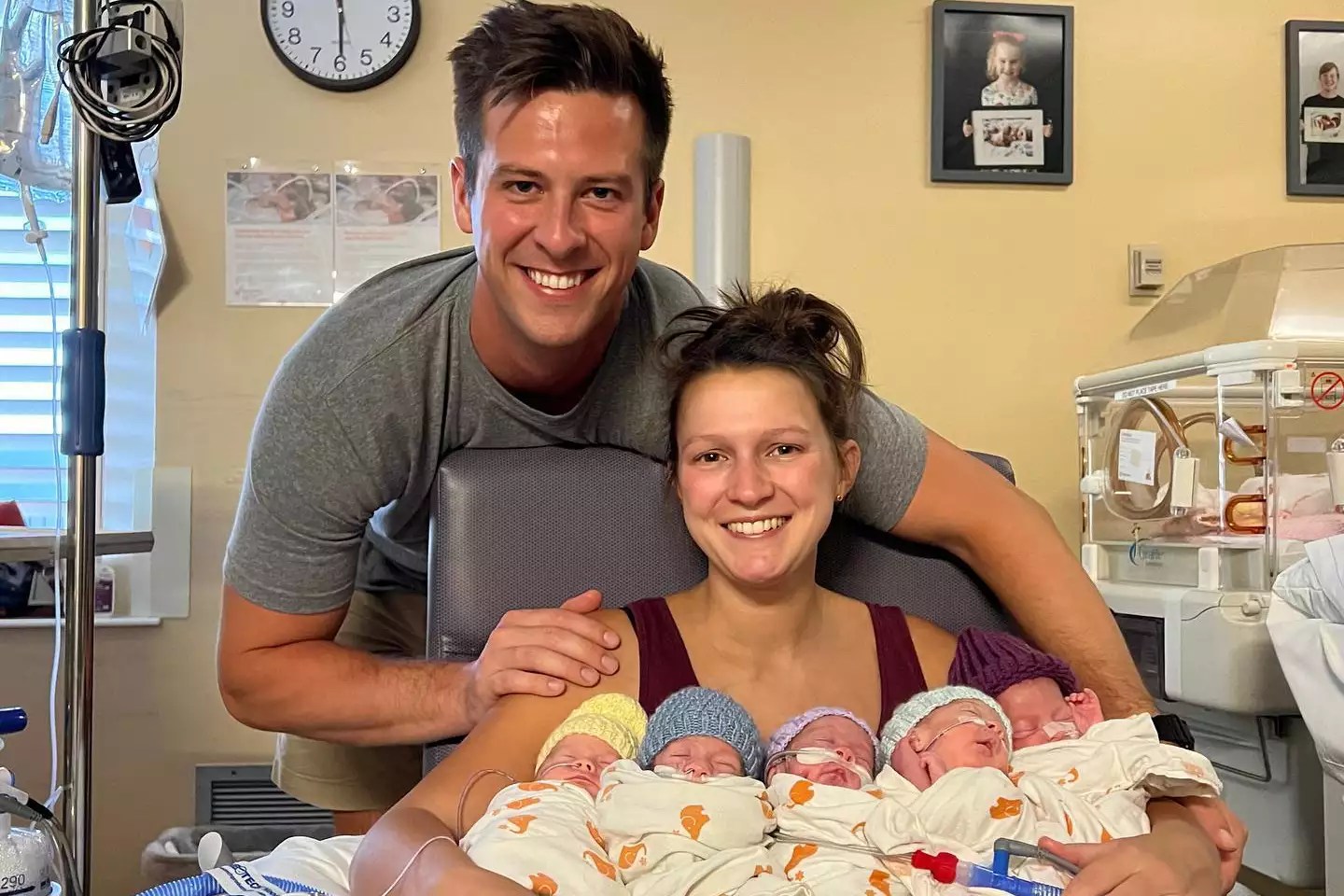 Couple Become First-Time Parents &ndash; of Quintuplets &ndash; After Struggling with Infertility
