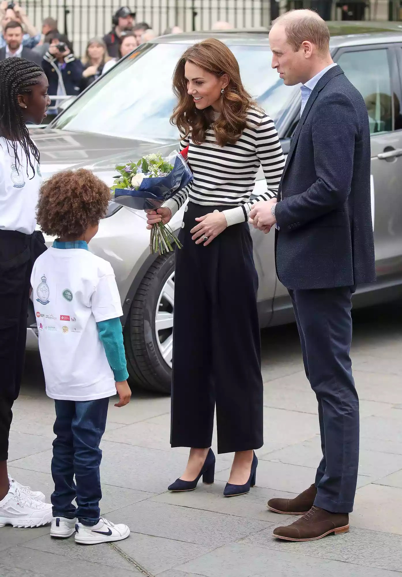 Prince William, Duke of Cambridge and Catherine, Duchess of Cambridge launch the Kings Cup Regatta at Cutty Sark, Greenwich, London