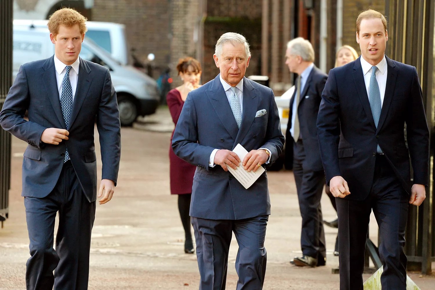 Prince Harry, Prince Charles, Prince of Wales and Prince William, Duke of Cambridge