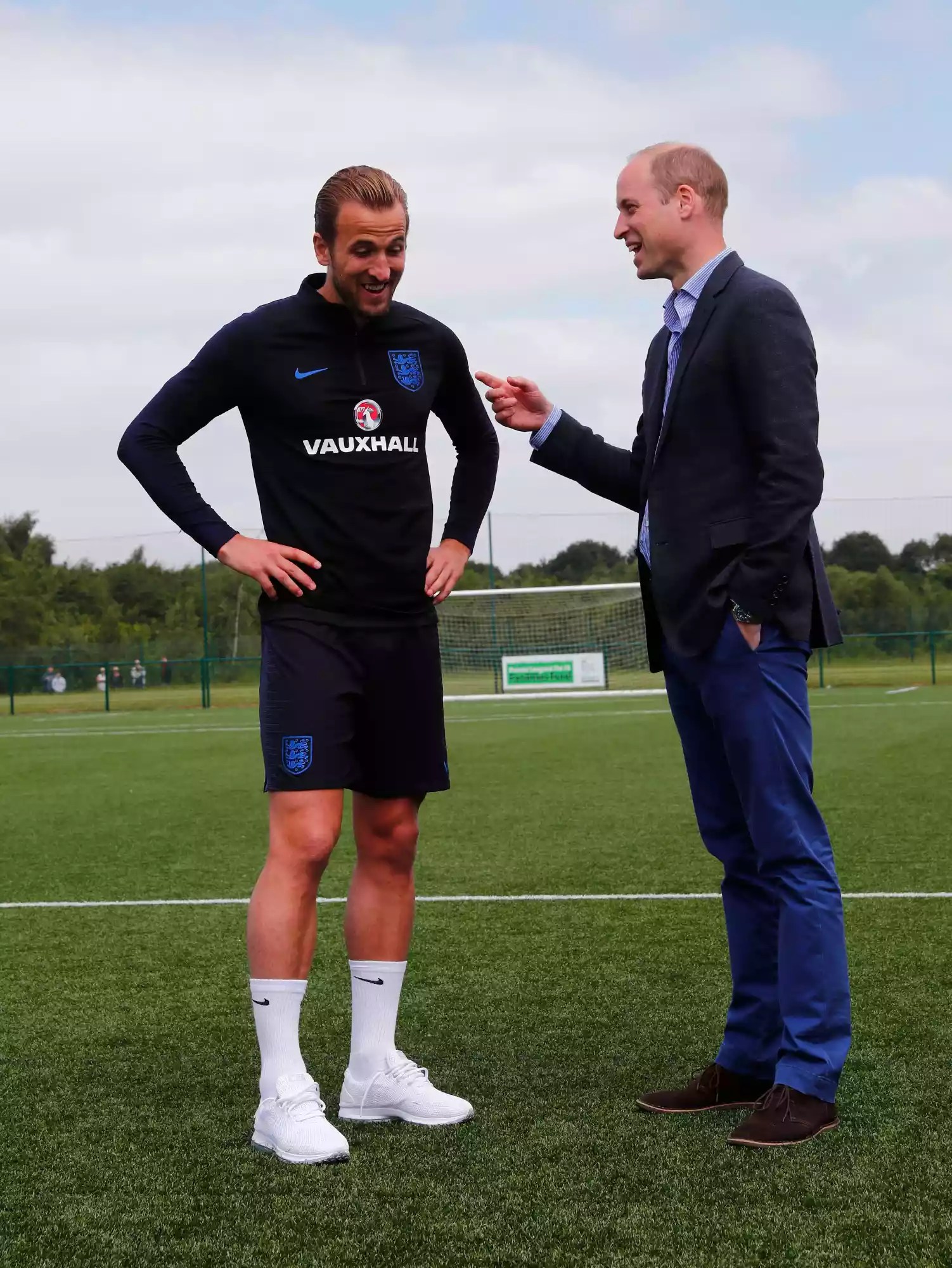 Prince William visits the England Men&rsquo;s Senior Team, West Riding County Football Association, Leeds, UK - 07 Jun 2018