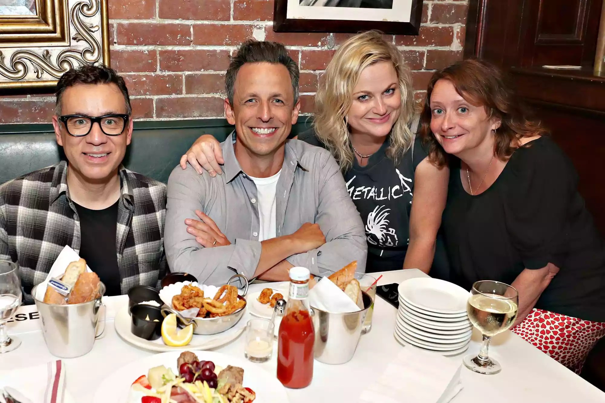 Fred Armisen, Seth Meyers, Amy Poehler and Rachel Dratch