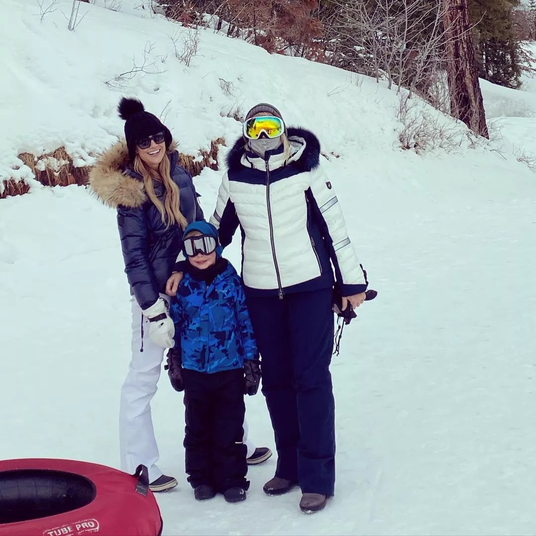 Christina anstead skiing