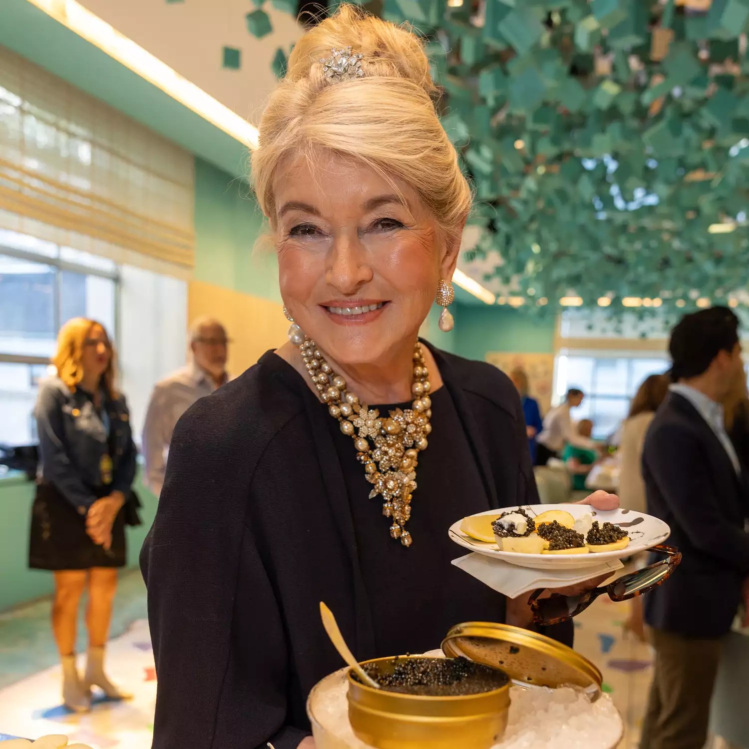 Martha Stewart at the Brunch at the Blue Box Cafe hosted by Daniel Boulud and Martha Stewart on October 13, 2023 in New York City