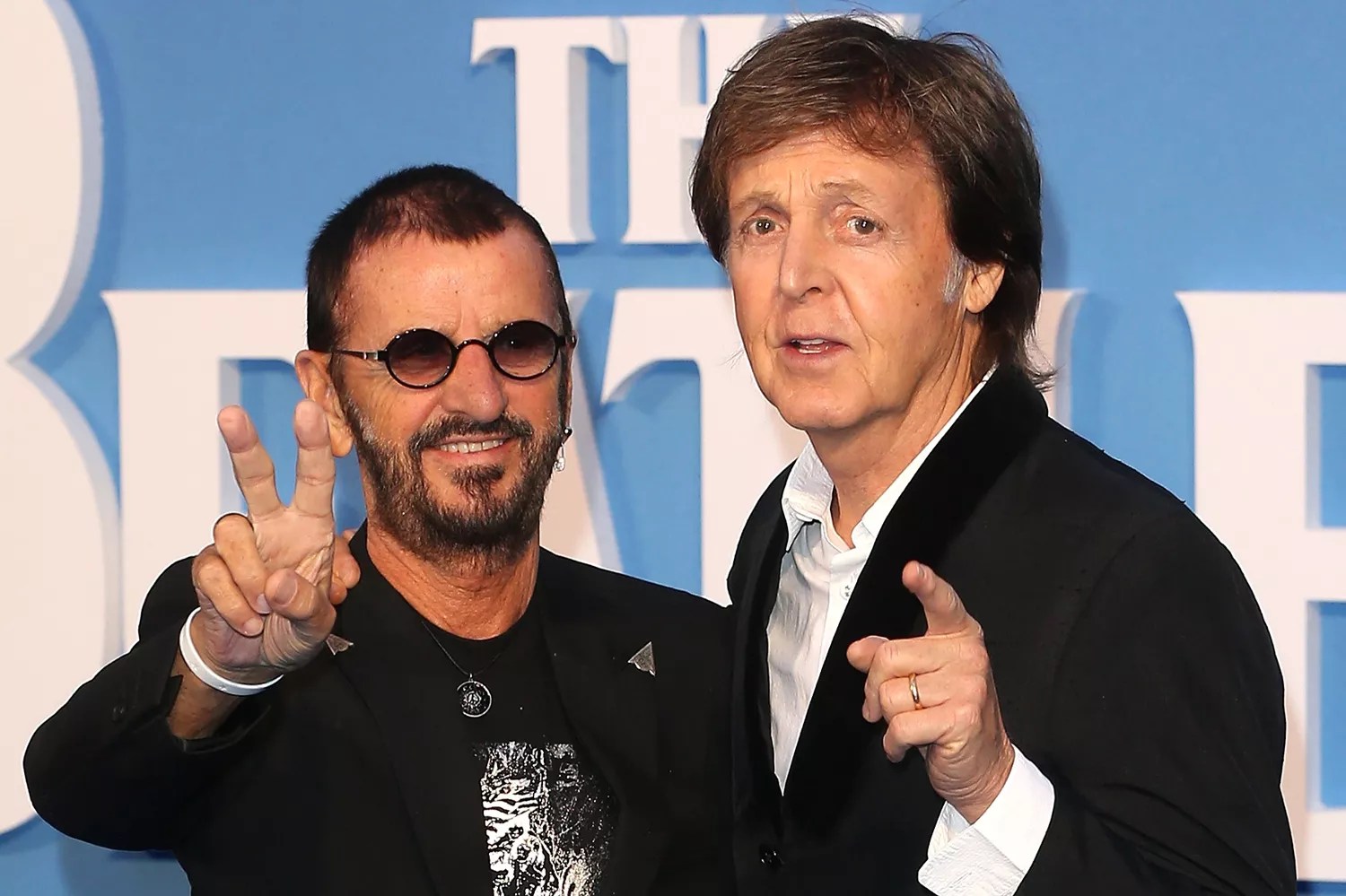 Paul McCartney wished ringo and his dad a happy bday