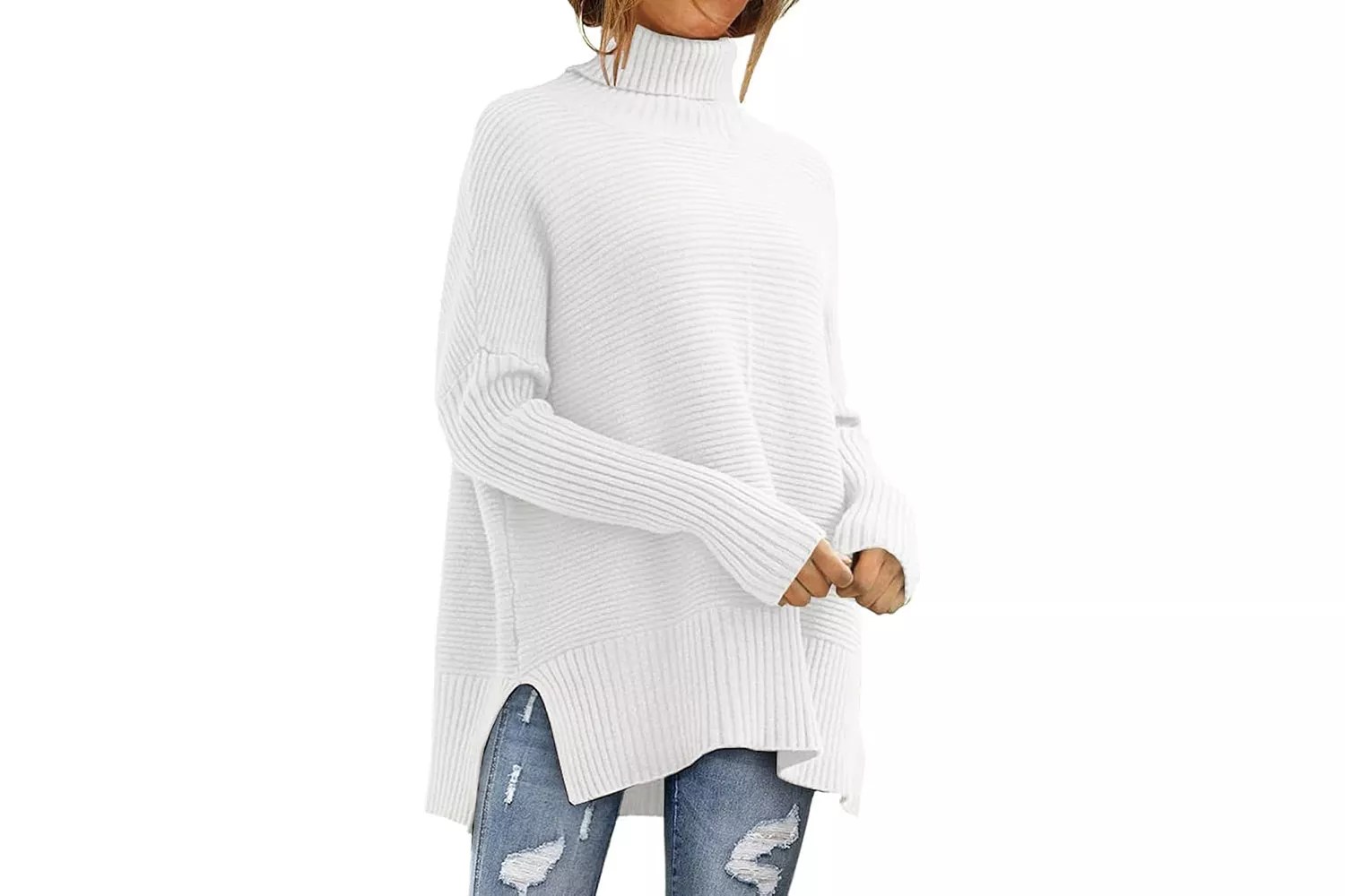 LILLUSORY Women&rsquo;s Oversized Turtleneck Sweater