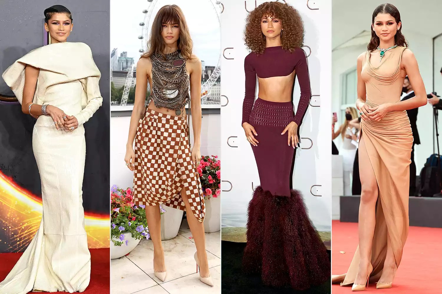 zendaya dune red carpet looks