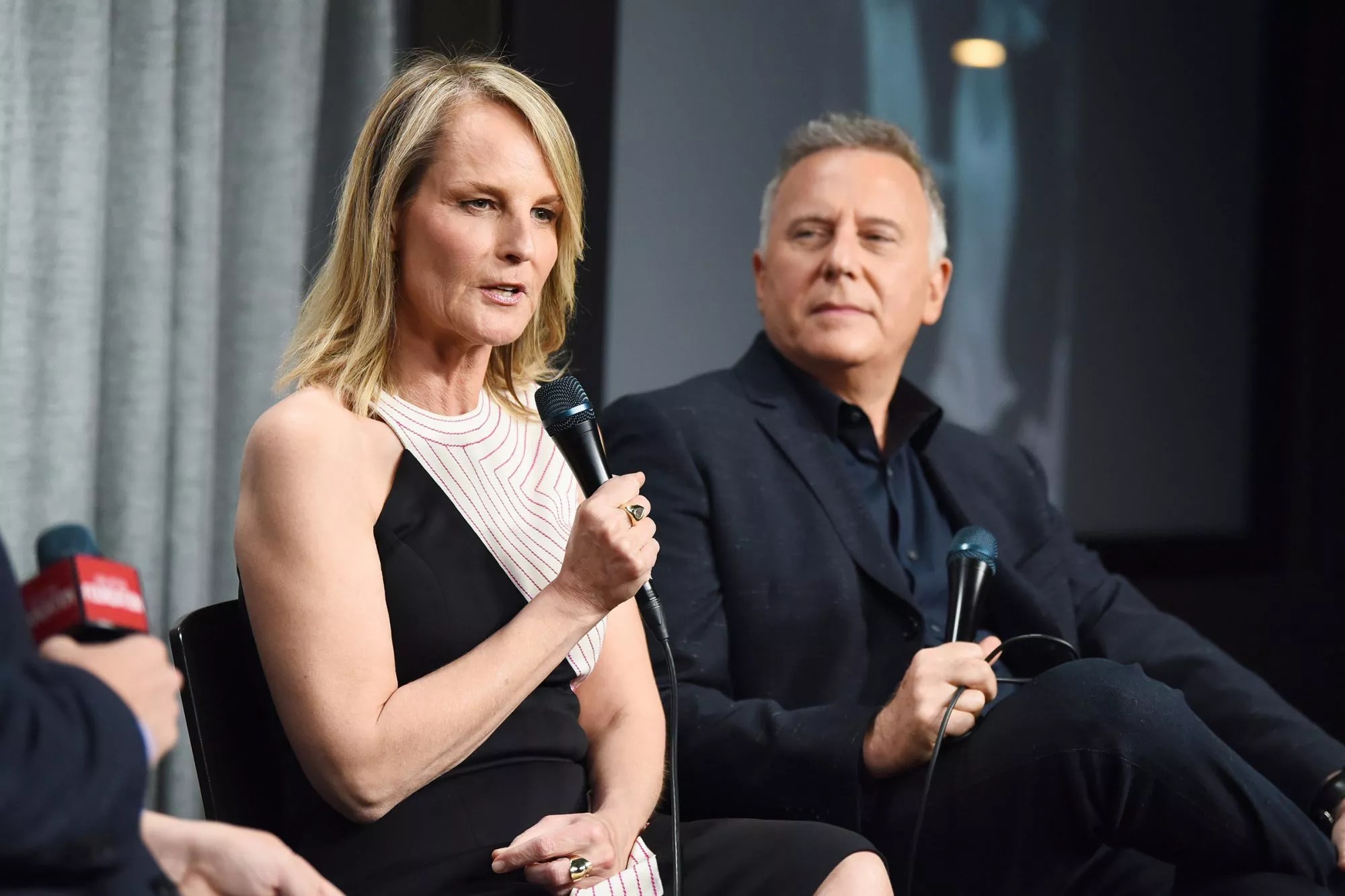 Helen Hunt and Paul Reiser at SAG-AFTRA Foundation conversations with &ldquo;Mad About You&rdquo; at SAG-AFTRA Foundation Screening Room on November 11, 2019 in Los Angeles