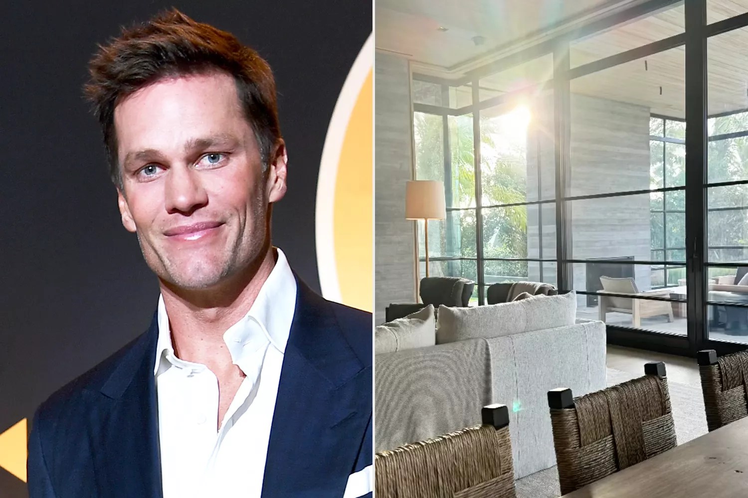 Tom Brady Shares Another Inside Look at His Miami Mansion as the Sun Shines Through His Living Room