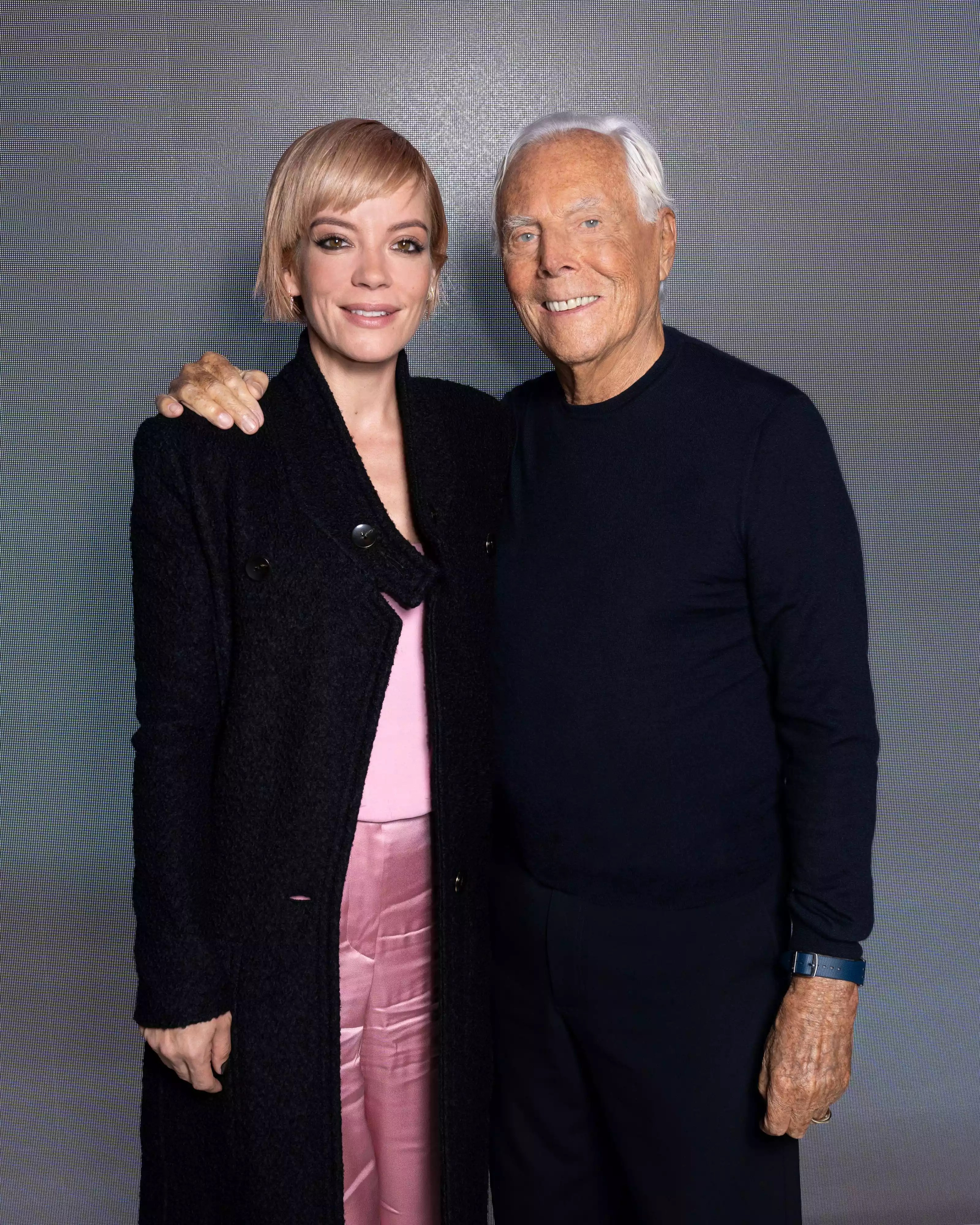 Lily Allen Giorgio Armani MFW Milan Fashion Week 09 24 23
