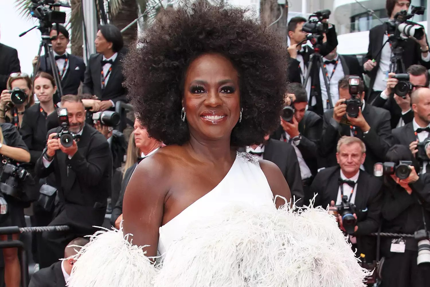 Viola Davis attends the &ldquo;Monster&rdquo; red carpet during the 76th annual Cannes film festival at Palais des Festivals on May 17, 2023 in Cannes, France.