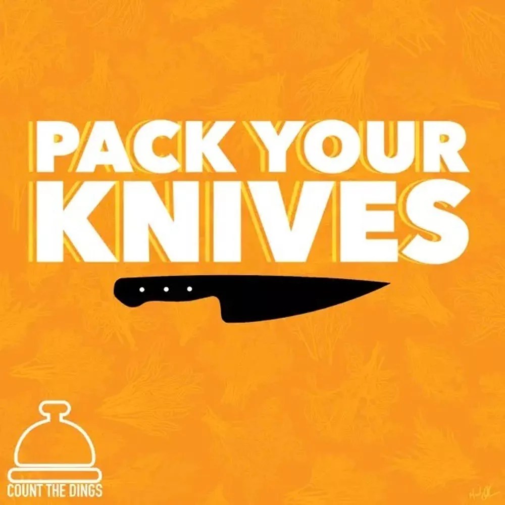 Pack Your Knives Podcast Logo