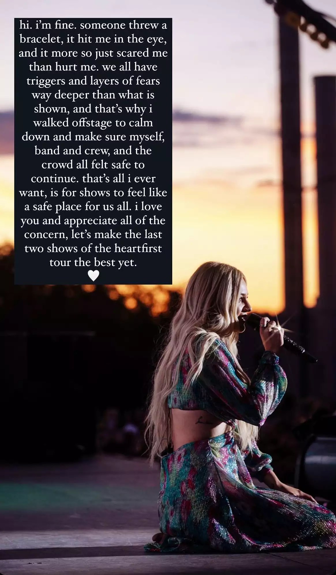 Kelsea Ballerini Instagram Story