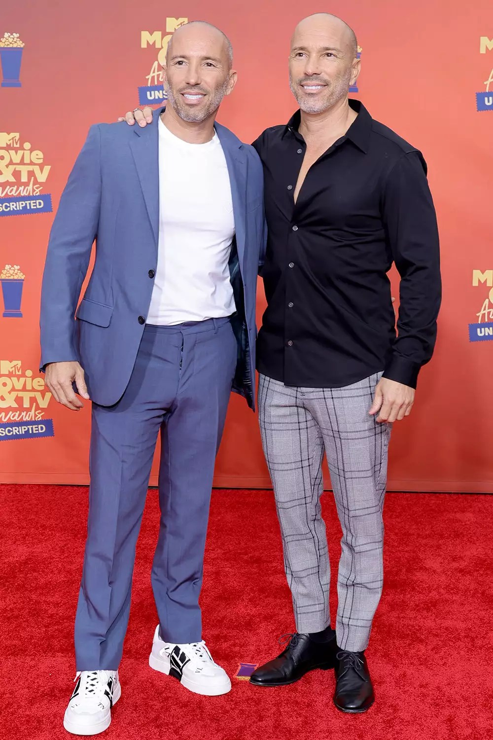 SANTA MONICA, CALIFORNIA: (L-R) In this image released on June 5, Jason Oppenheim and Brett Oppenheim attends the 2022 MTV Movie &amp; TV Awards: UNSCRIPTED at Barker Hangar in Santa Monica, California and broadcast on June 5, 2022. (Photo by Amy Sussman/Getty Images)