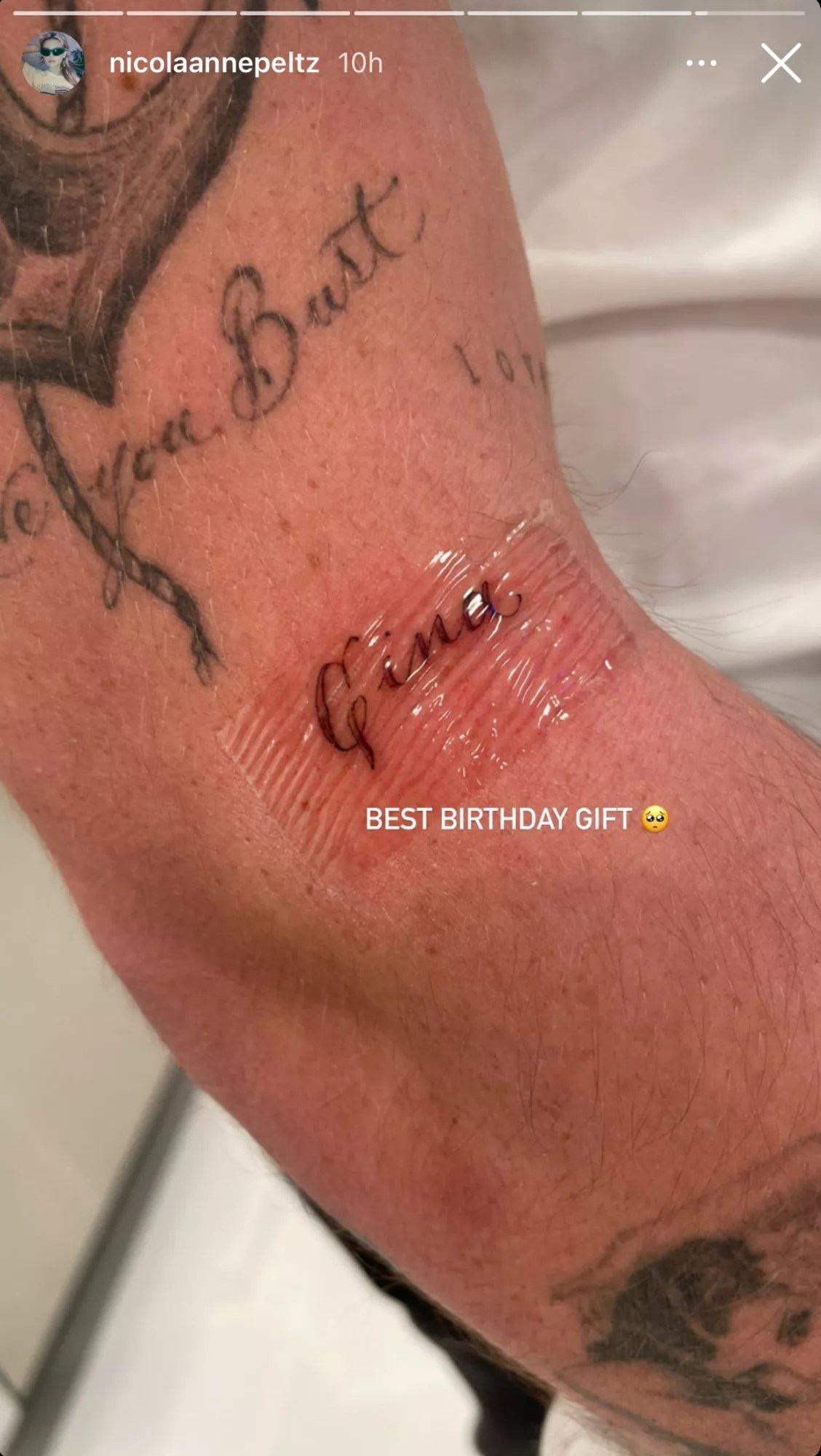 Brooklyn Beckham tattoo