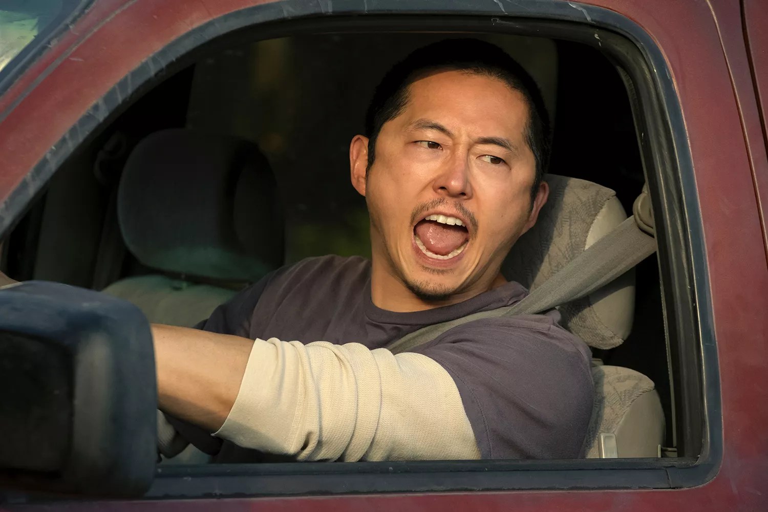 Beef. Steven Yeun as Danny in episode 101 of Beef
