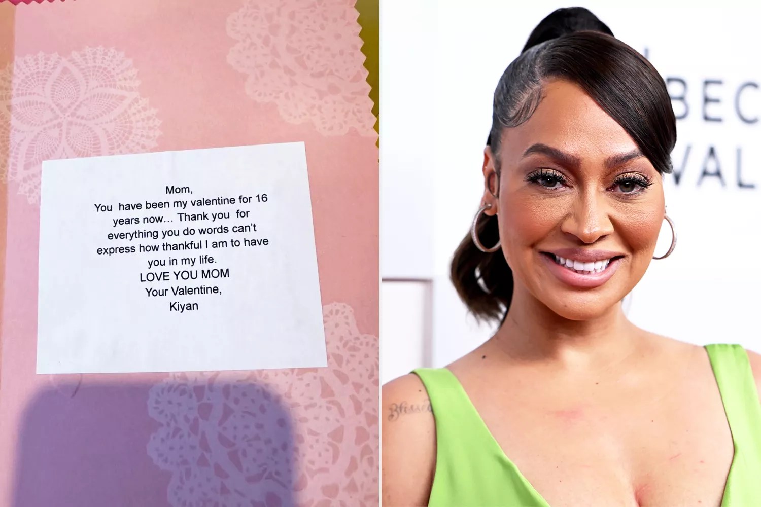 La La Anthony Valentines Day from Kiyan