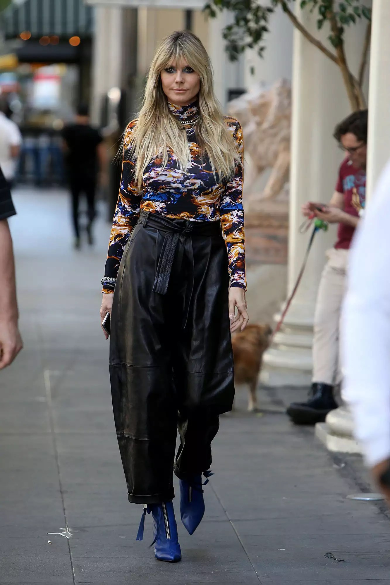 EXCLUSIVE: Heidi Klum Looks Sensational As She Walks To The &lsquo;Germany&rsquo;s Next Topmodel&rsquo; Set In Los Angeles, California