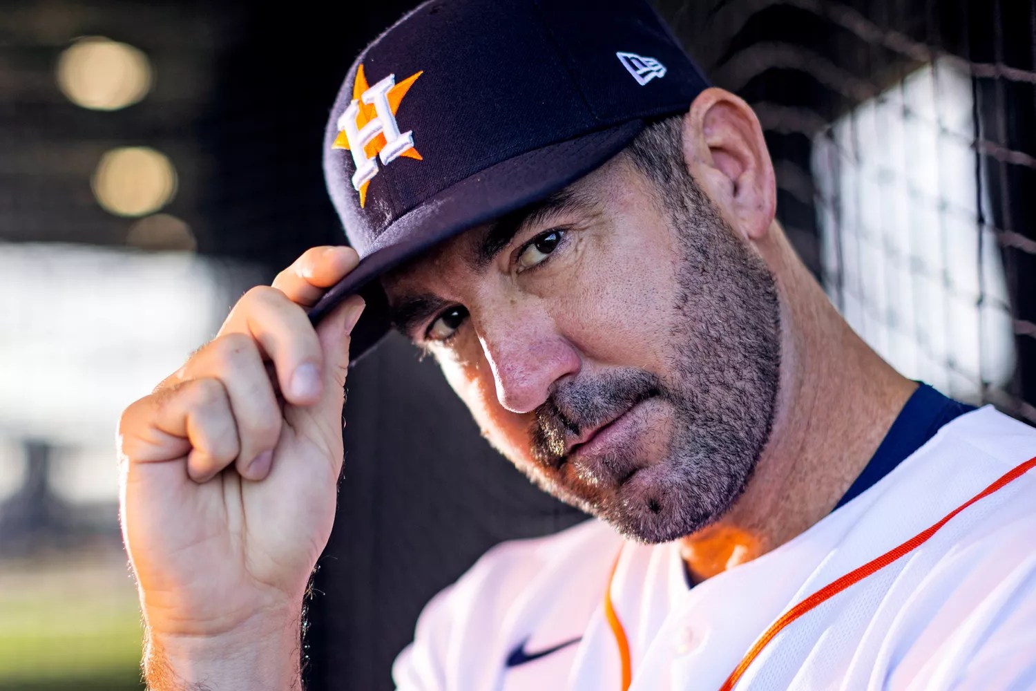 Justin Verlander of the Houston Astros poses for a photo during the Houston Astros Photo Day