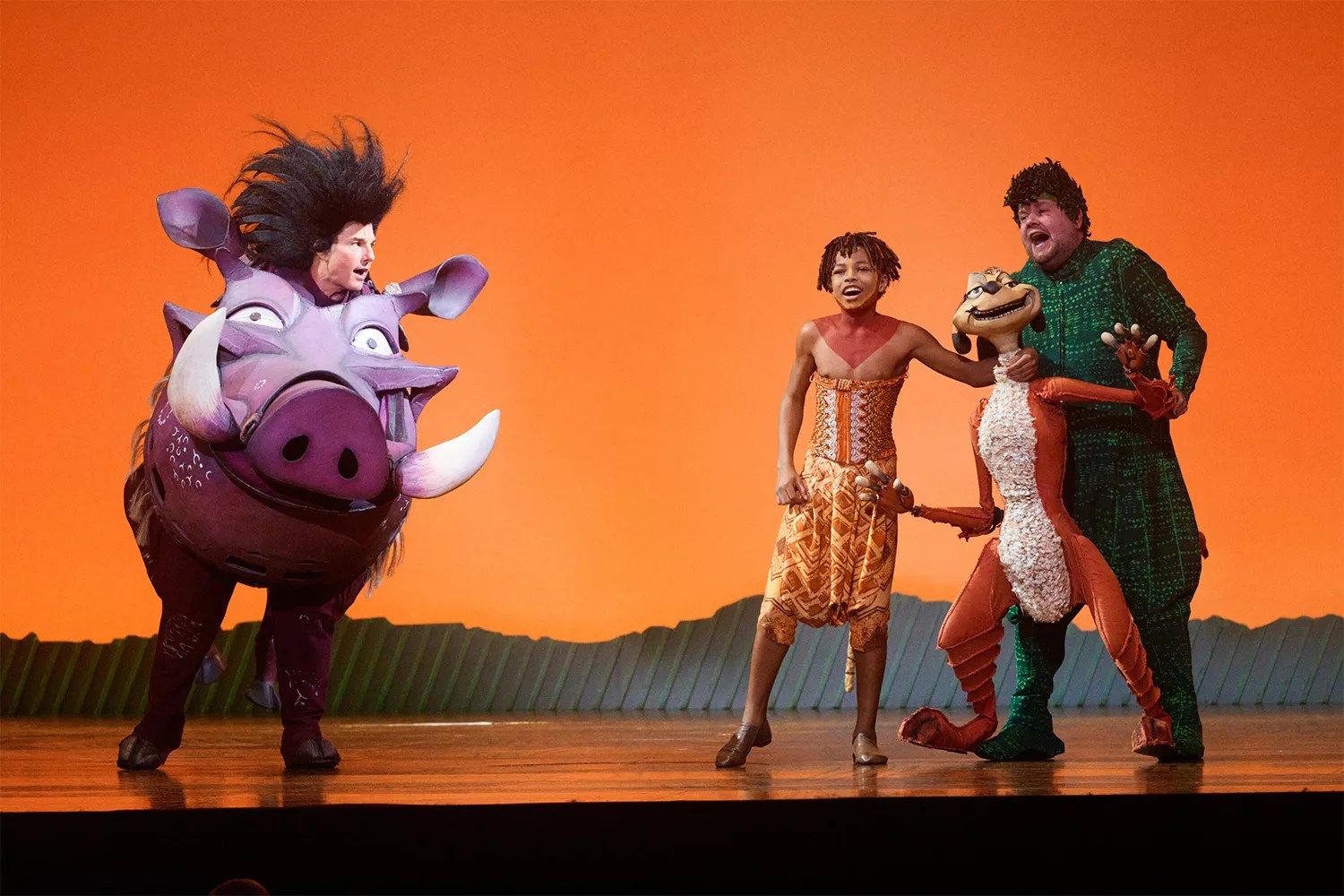 The tables are turned as Corden has Cruise take part in an epic musical performance during “The Lion King” at the Pantages Theater in Hollywood, to air during THE LAST LAST LATE LATE SHOW, Thursday, April 27 (10:00 – 11:00 PM, ET/PT) ahead of the final broadcast of THE LATE LATE SHOW WITH JAMES CORDEN that night (12:37 – 1:37 PM, ET/PT) on CBS Television Network and available to stream live and on demand on Paramount +*. Photos: Terence Patrick