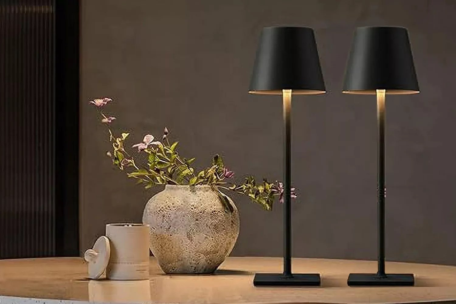 2 Pack Led Desk Lamp ,Portable Cordless Table Lamp