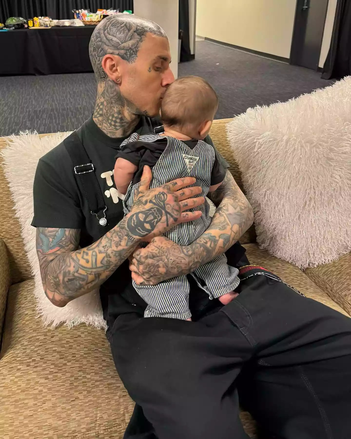 Travis Barker and Rocky Barker Instagram