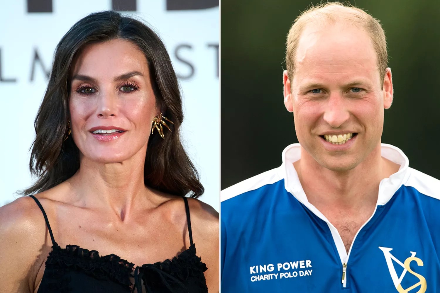 Queen Letizia of Spain attends the 13th Atlantida Mallorca Film Fest 2023 closing ceremony at the La Misericordia cultural center on July 30, 2023 in Palma de Mallorca, Spain; Prince William, Duke of Cambridge attends The King Power Royal Charity Polo Day at Billingbear Polo Club on July 10, 2019 in Wokingham, England