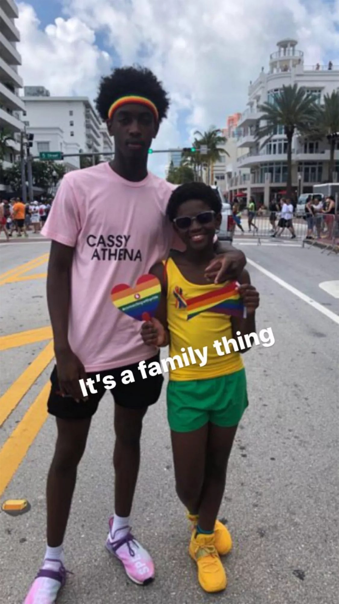 Gabrielle Union Zion pride paradeCredit: Dwayne Wade/Instagram