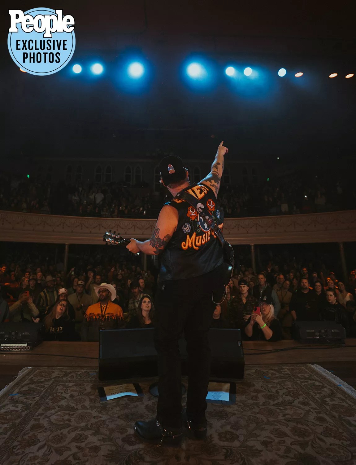Ernest at the Ryman Auditorium in Nashville, TN
