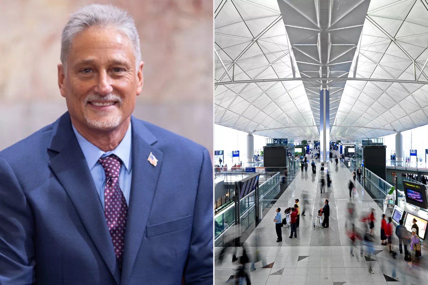 Sen. Jeff Wilson editorial photos, Jan. 5, 2021; Hong Kong Airport