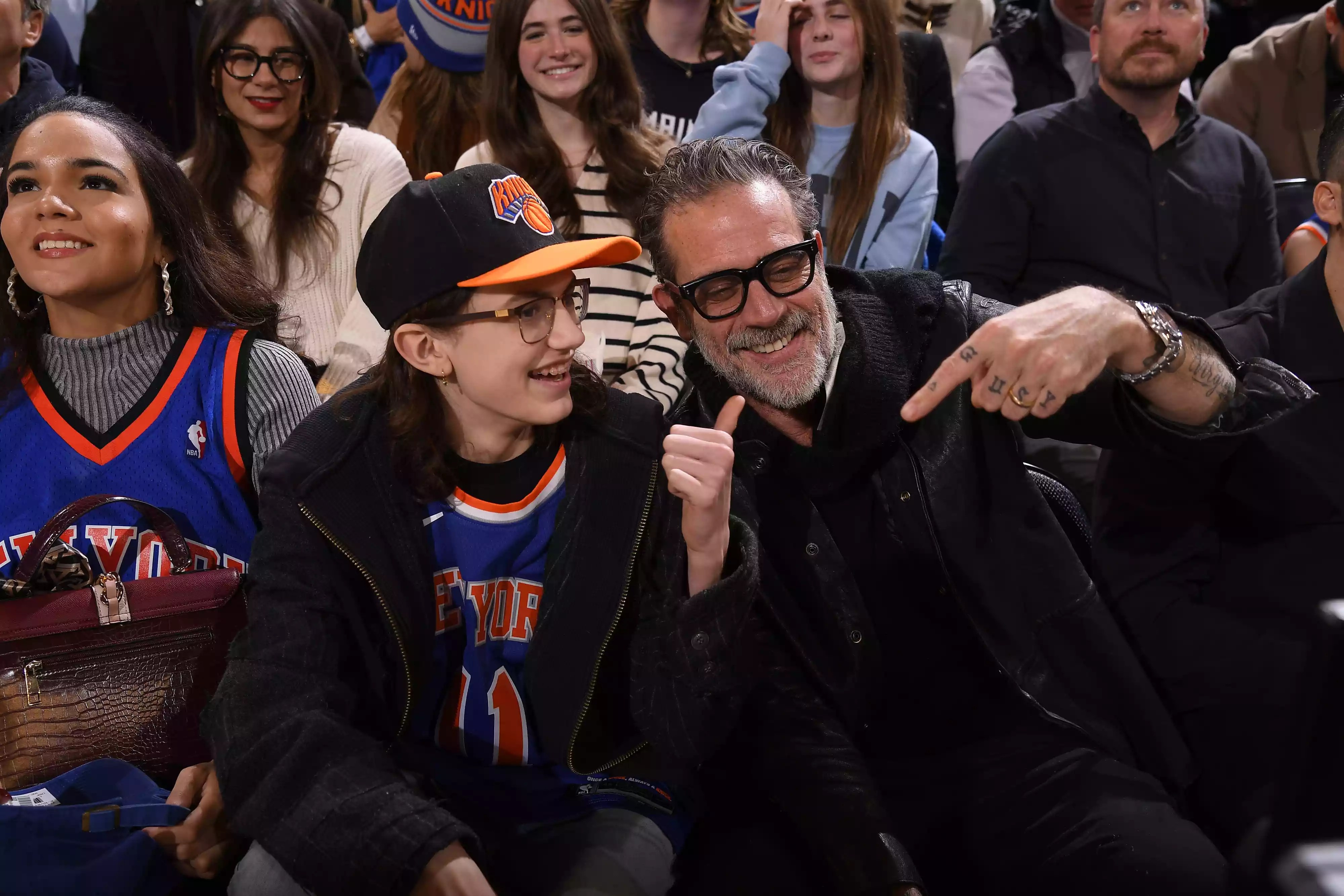 Jeffrey Dean Morgan son Gus basketball 01 15 24
