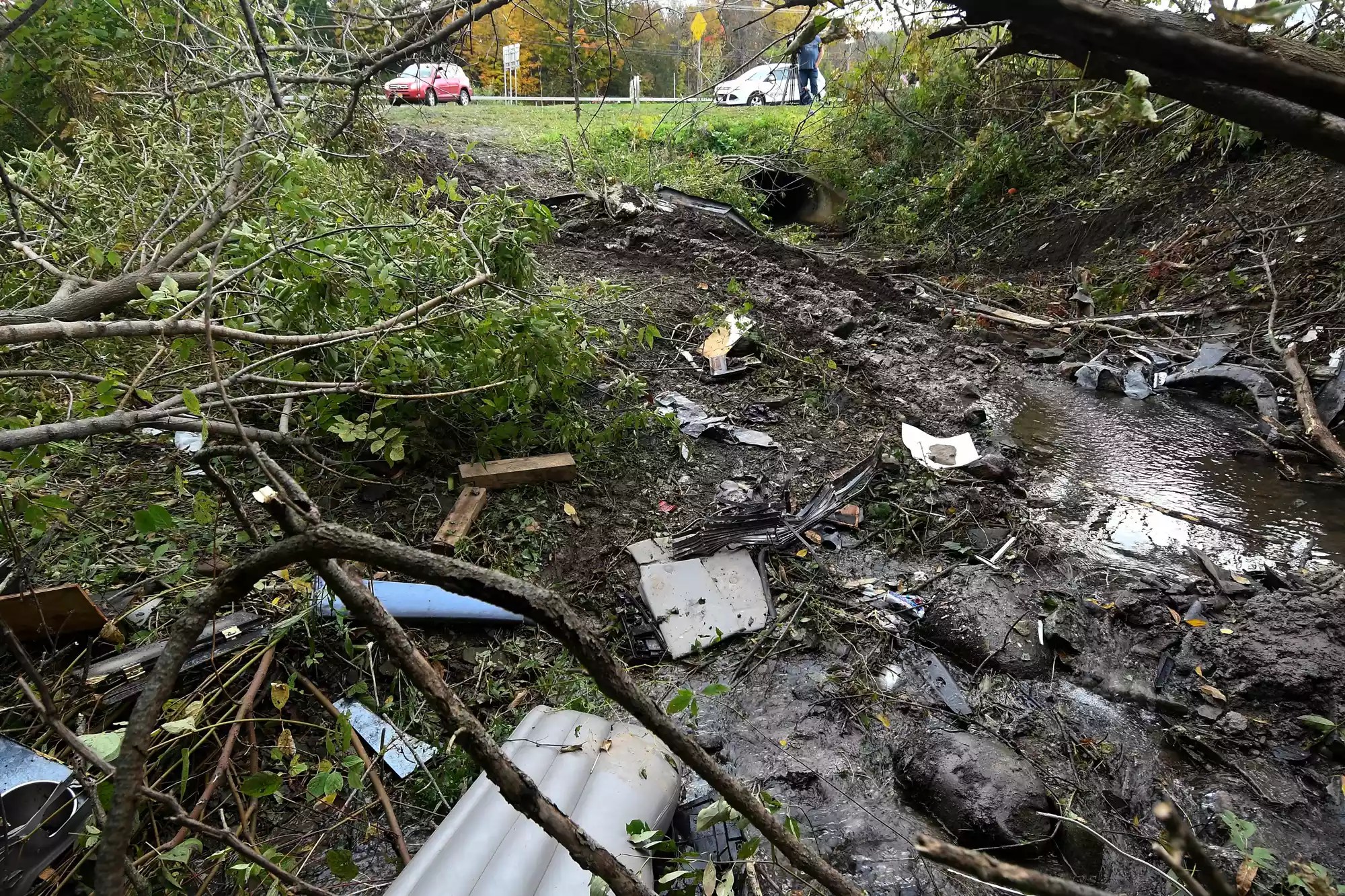 Limousine Crash, Schoharie, USA - 07 Oct 2018