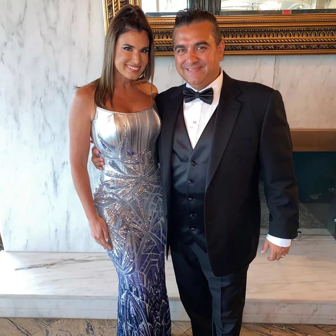 Buddy Valastro and his wife attending family wedding