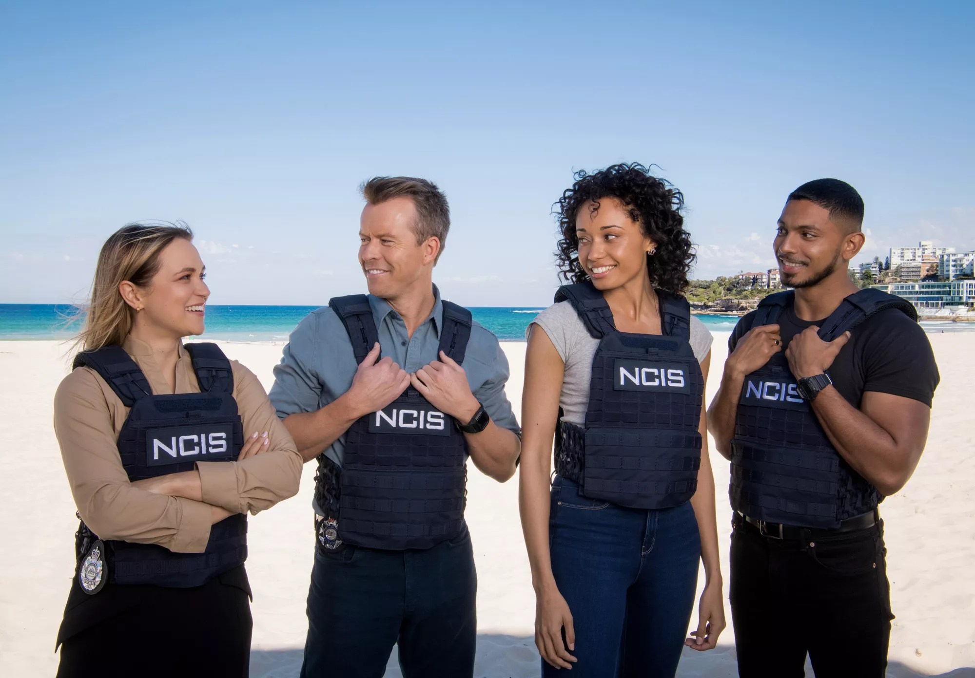 NCIS: Sydney. Tuuli Narkle, Todd Lasance, Olivia Swann, Sean Sagar