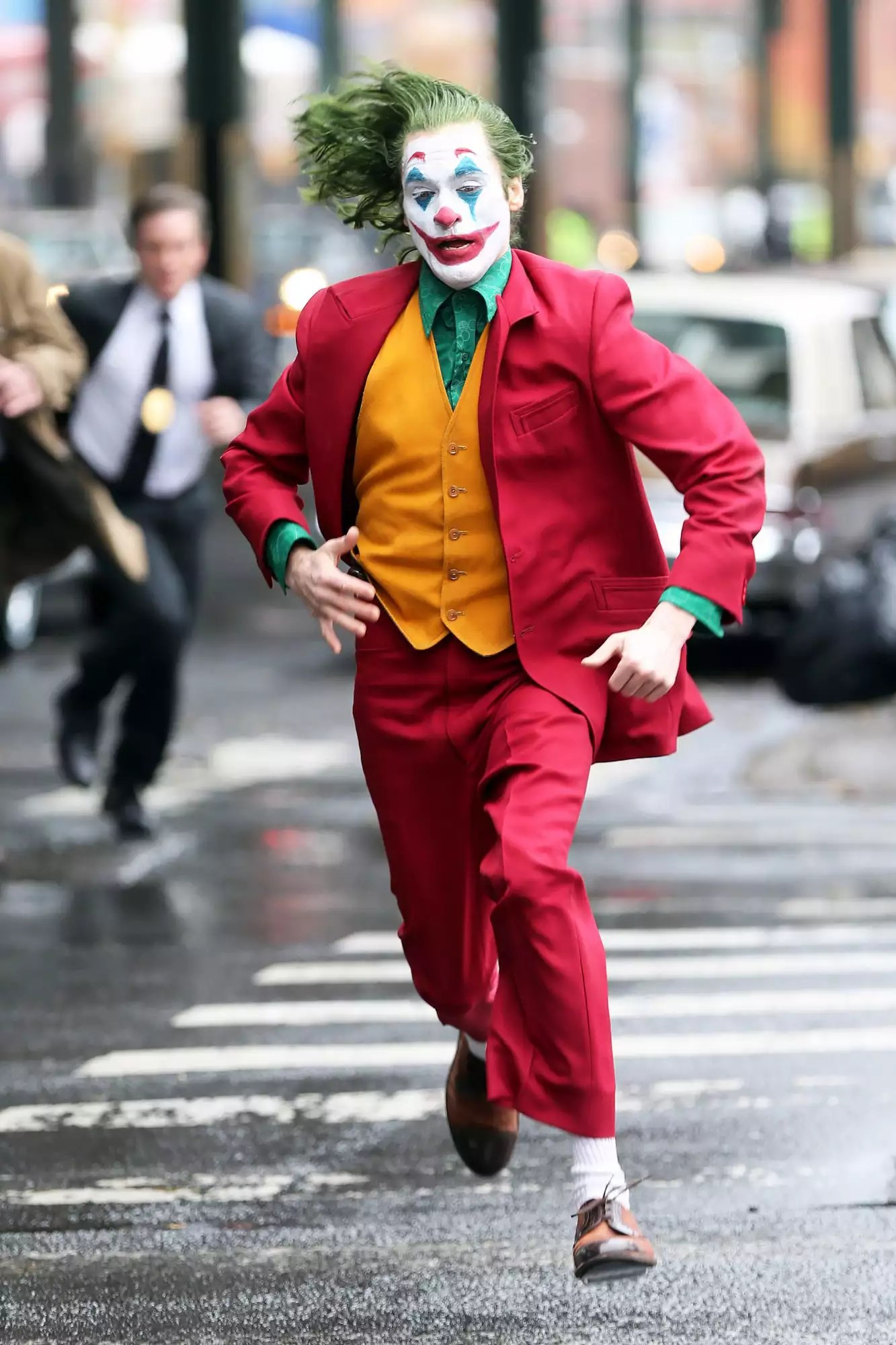 Joaquin Phoenix Filming Todd Phillips &ldquo;The Joker&rdquo;
