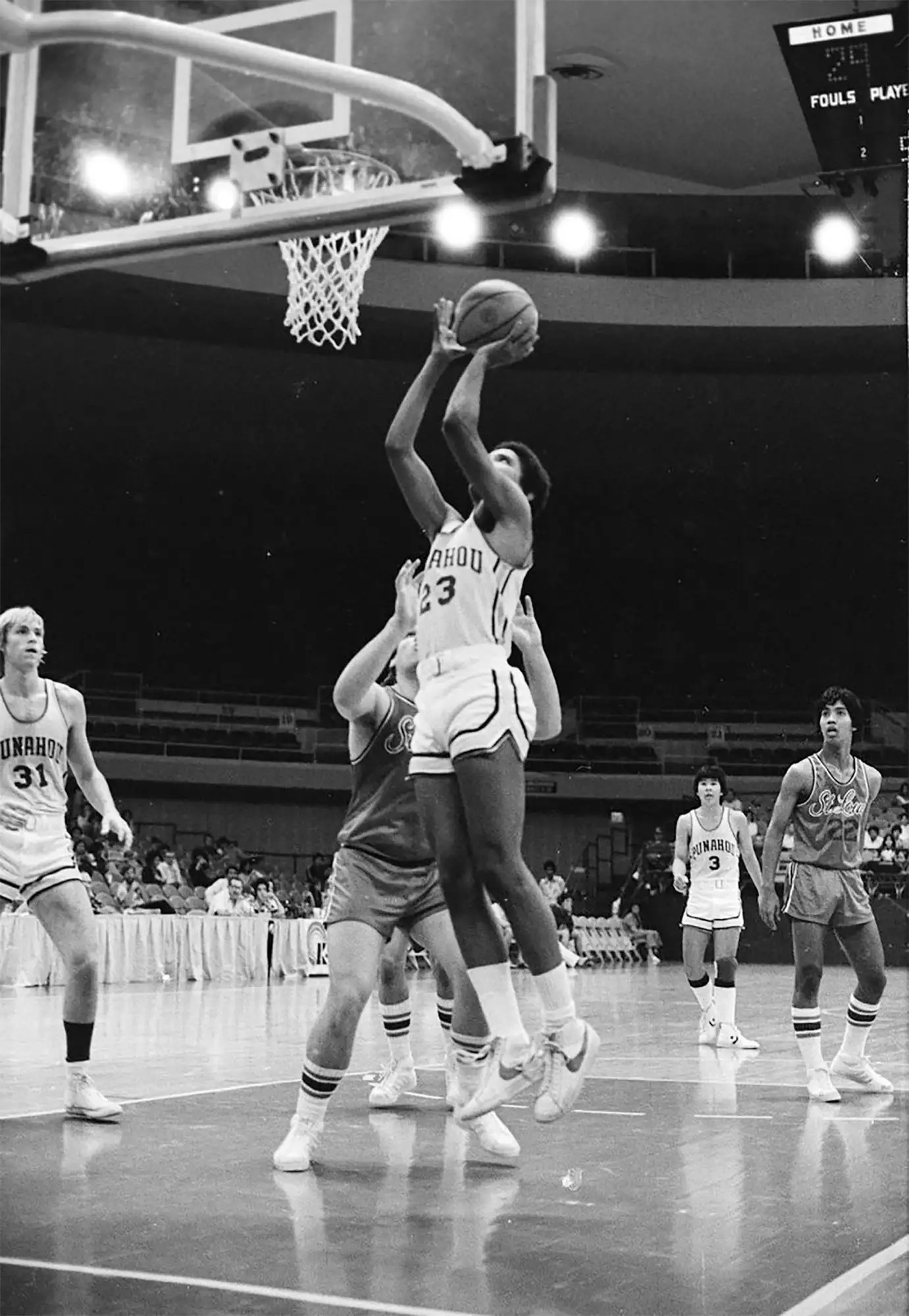 1978-79 President Barack Obama Game Worn Punahou (HI) High School Basketball Jersey