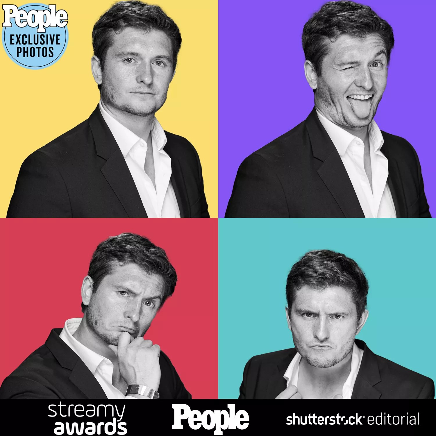 Kyle Schmidt Streamy Awards photo booth.