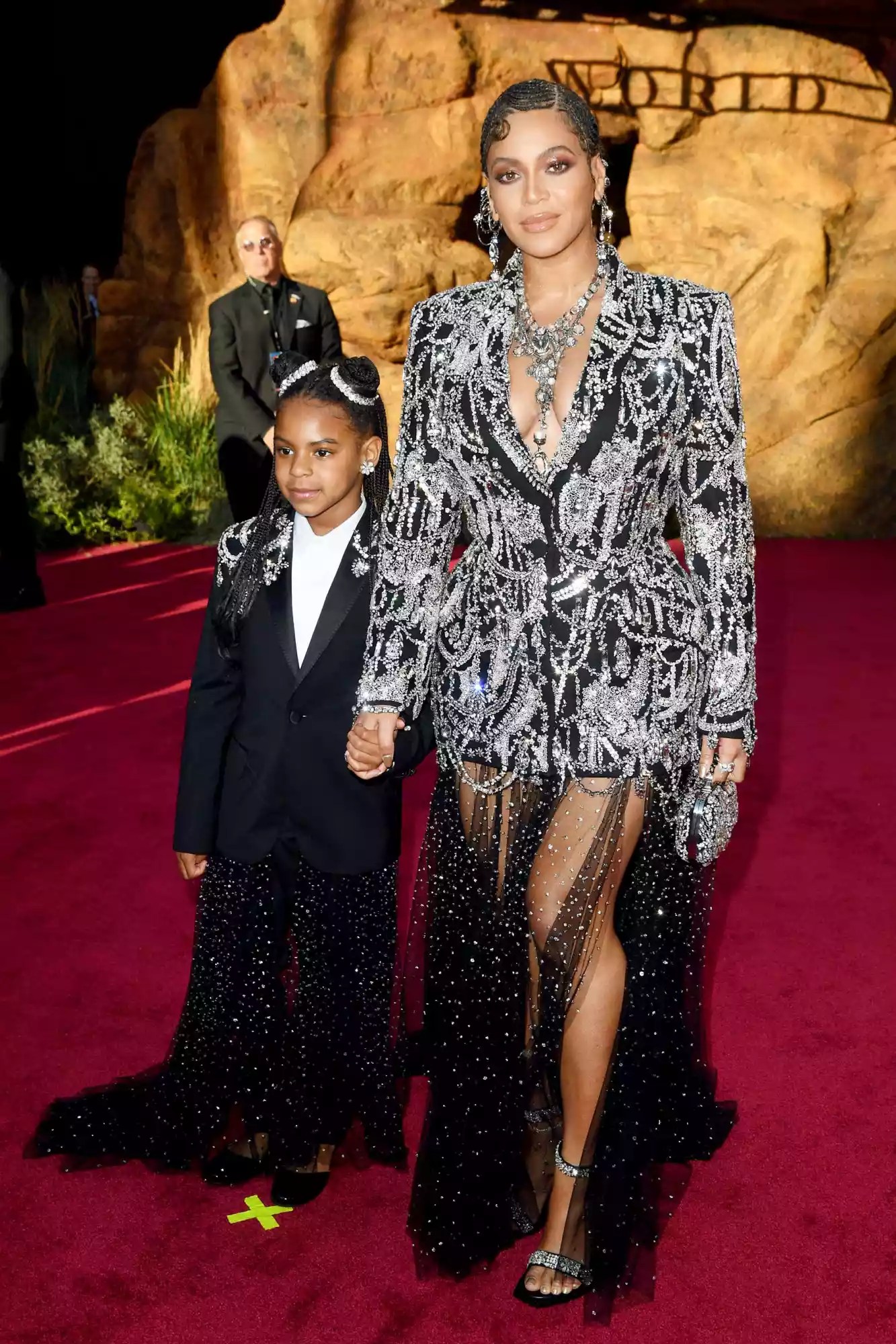 Blue Ivy Carter and Beyoncé
