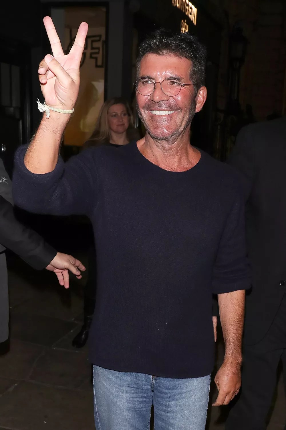 Simon Cowell Britain&rsquo;s Got Talent Judges leaving the London Palladium.