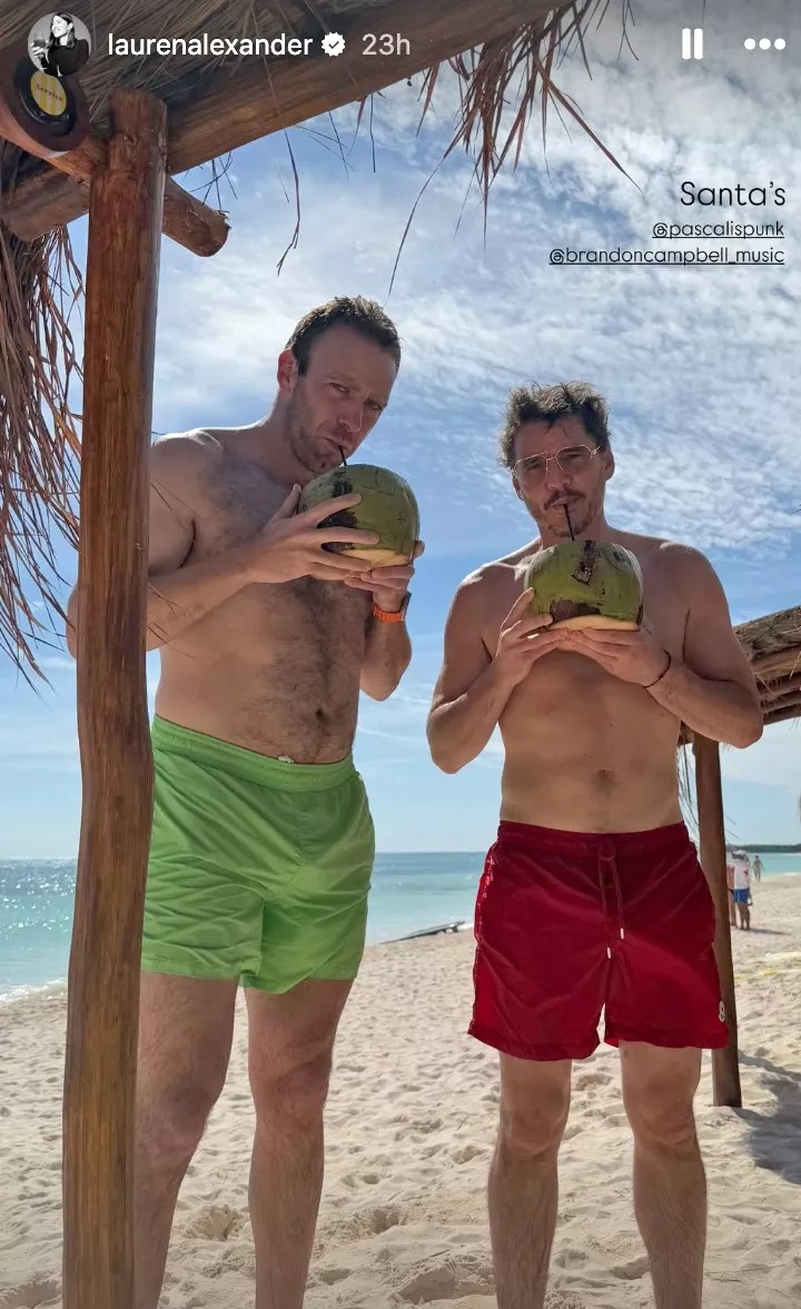Brandon Campbell and Pedro Pascal