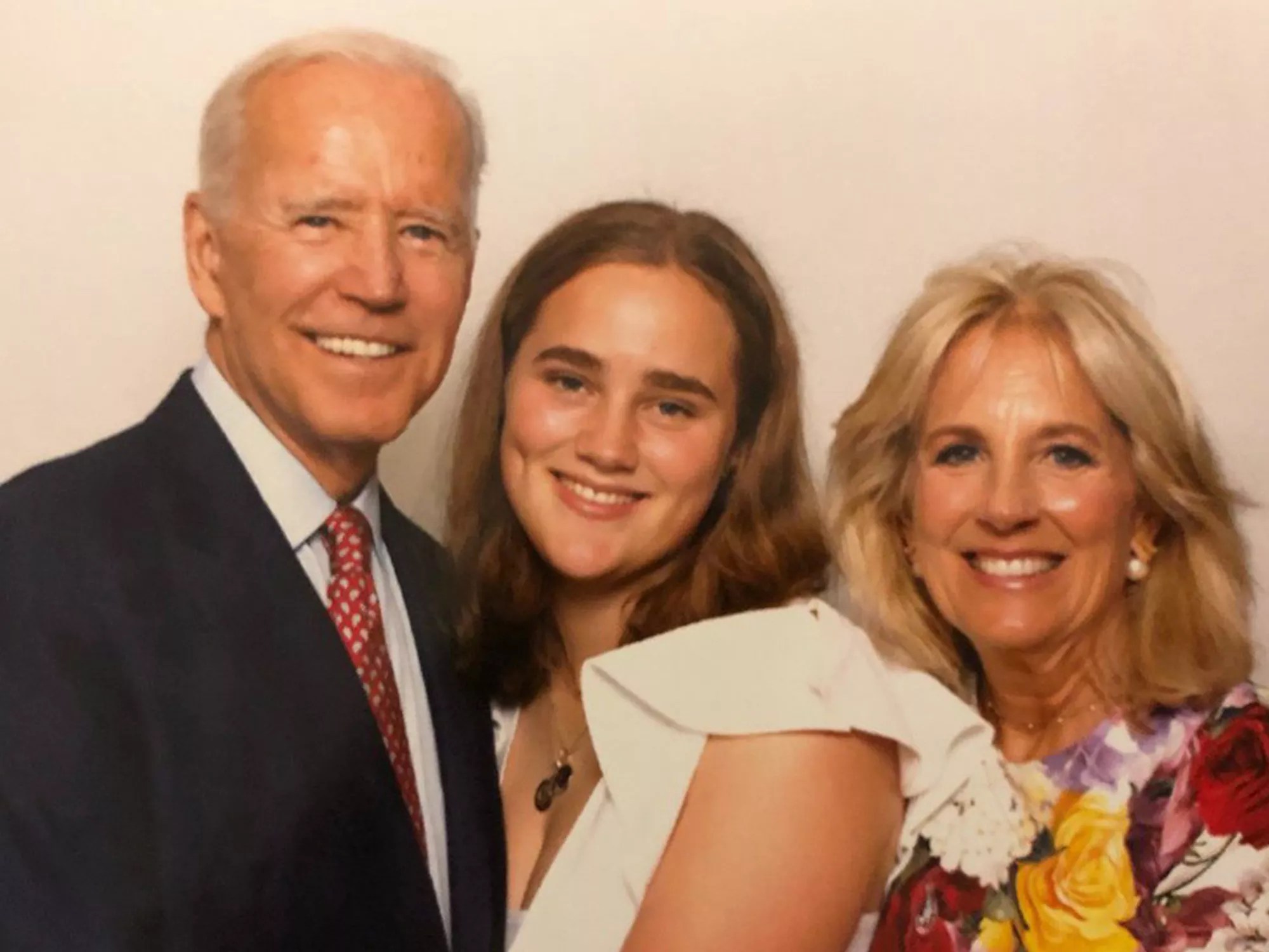 Joe and Jill Biden with their granddaughter